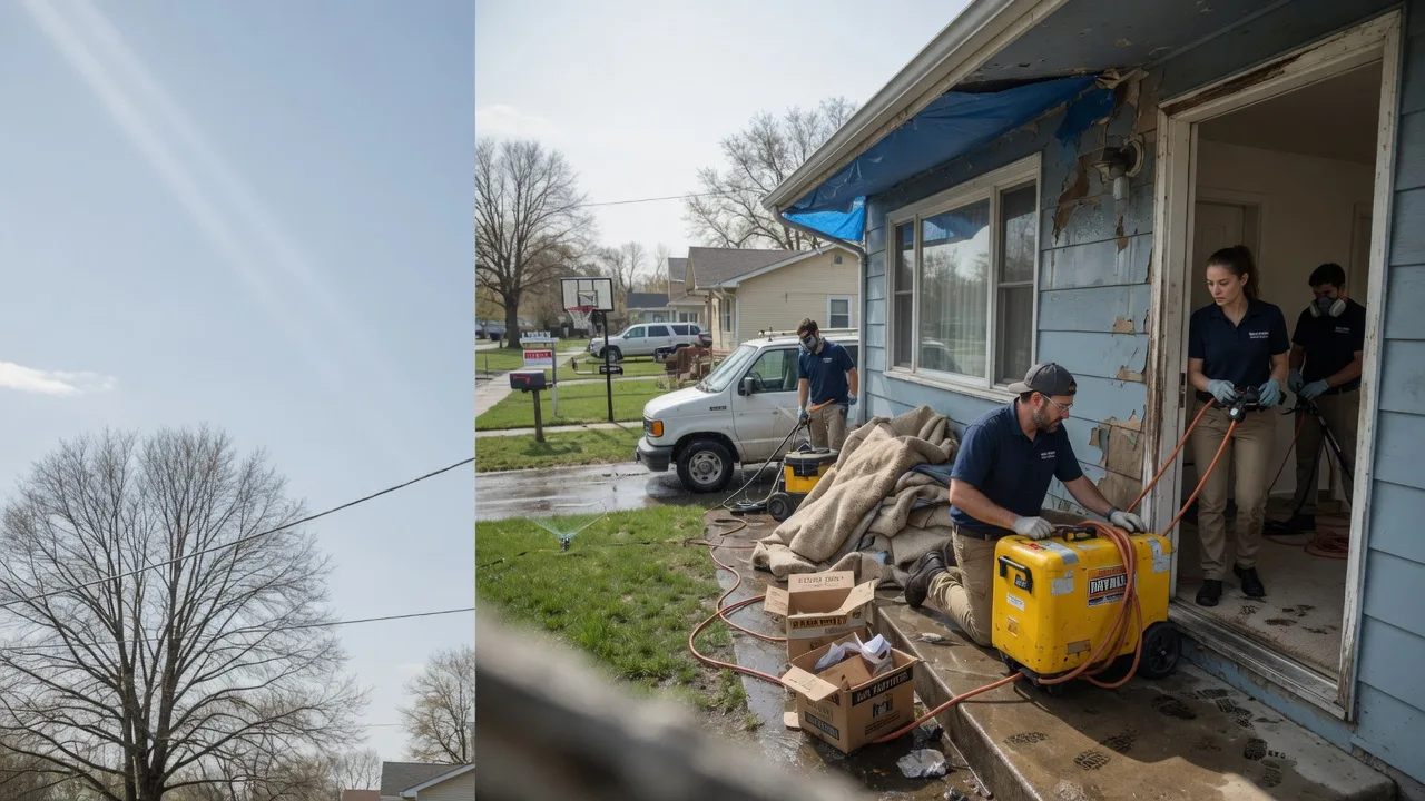 Basement Flood Cleanup in Leasburg, MO near me